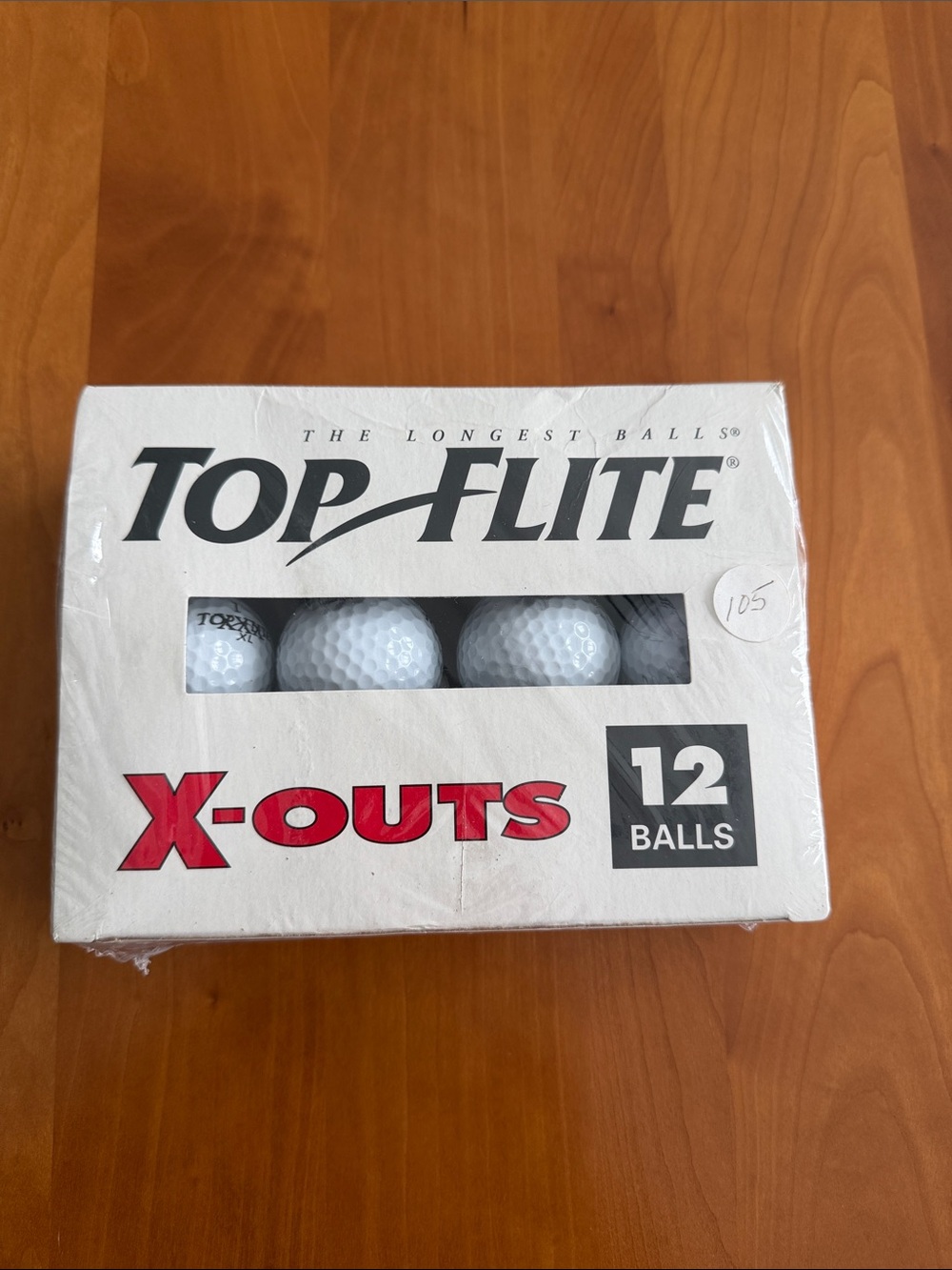Top Flite X‑Out Golf Balls — 12 Pack — New Sealed Box